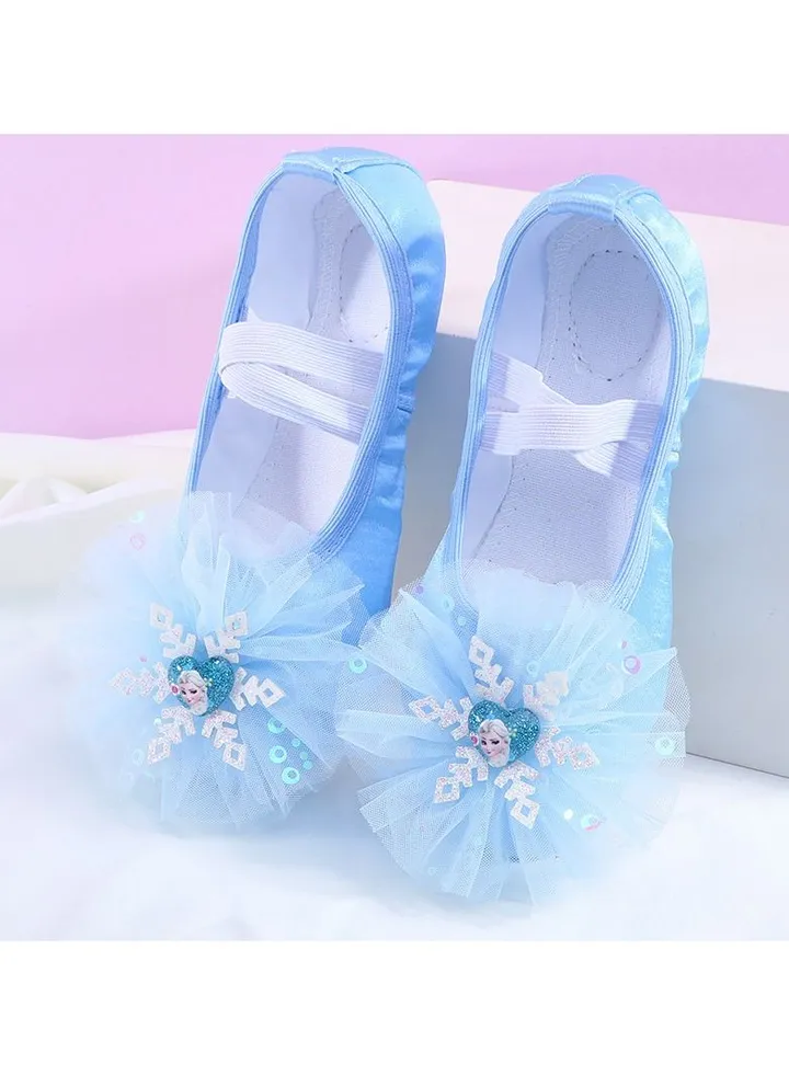 Soft Sole Dance Shoes For Ballet Blue