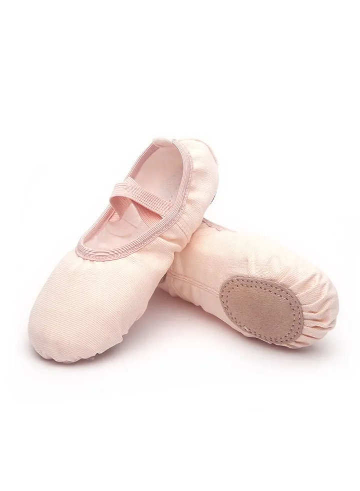 Lace-up Free Children's Dance Shoes Indoor Soft Sole Ballet Shoes Incarnadine