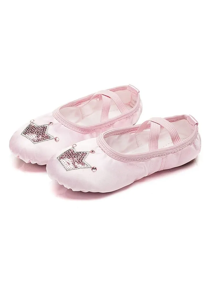 Dancing Shoes Soft Bottom Practice Ballet with Cloth Head Shoes for Girls