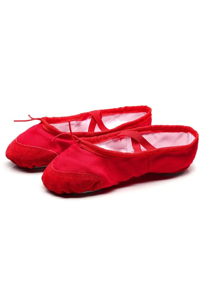 Dancing Shoes Soft Bottom Practice Ballet with Cloth Head Shoes for Girls