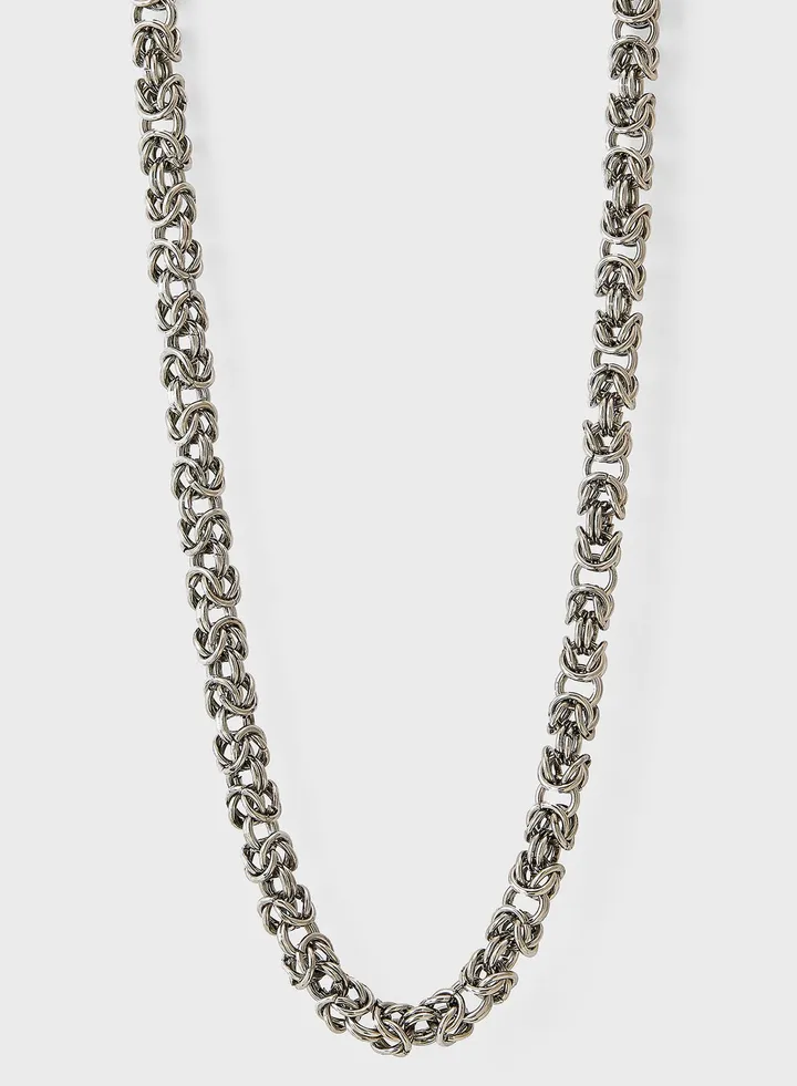 Long Steel Necklace