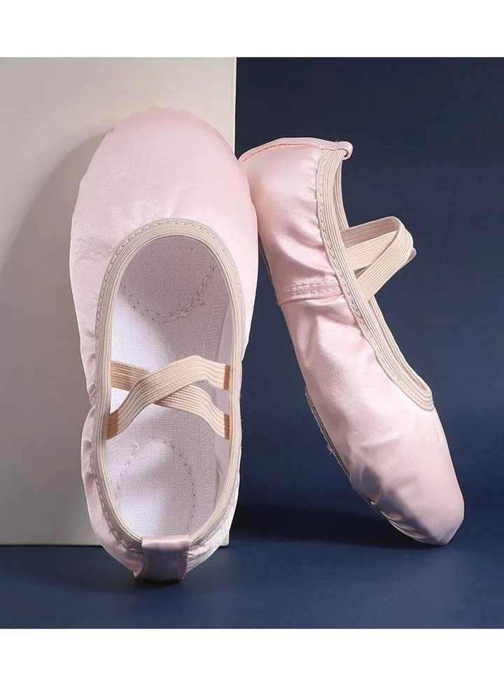 Girls' Solid Color Ballet Shoes Incarnadine