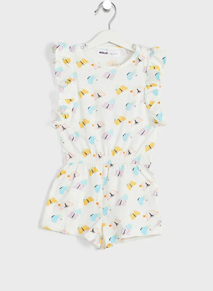 Kids Aop Print Playsuit