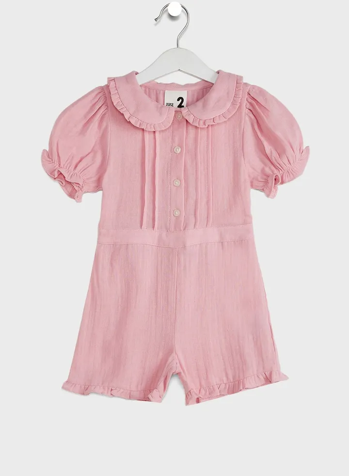 Kids Frill Detail Playsuit