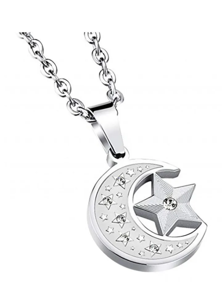 Star And Moon Pendant Necklace