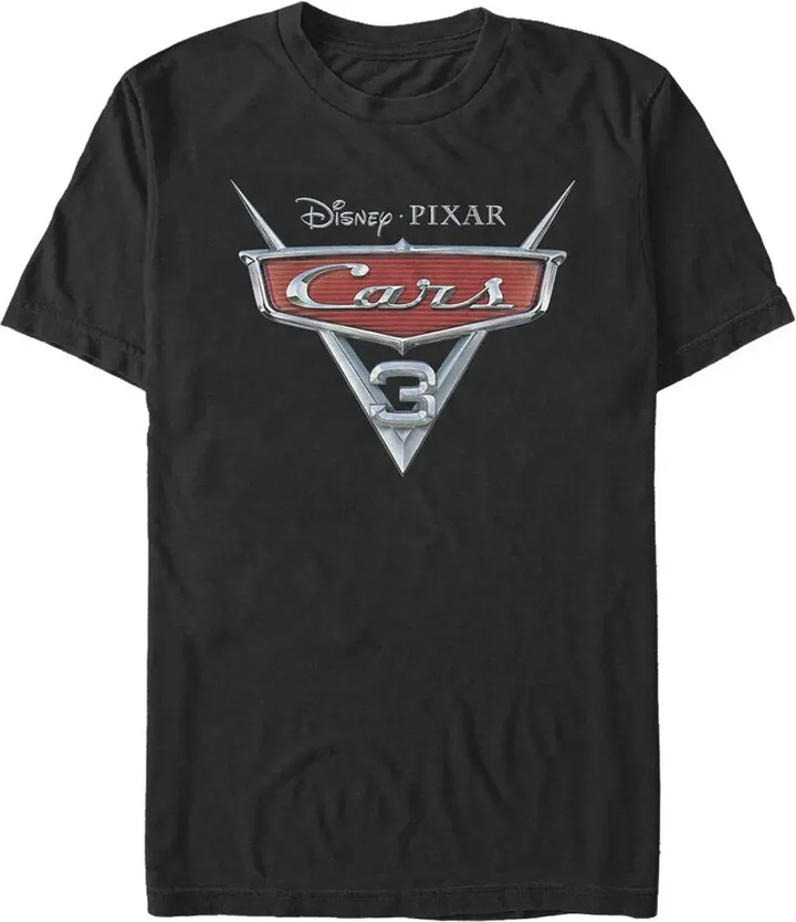 Men's Cars Logo T-Shirt - Black - 5X Large