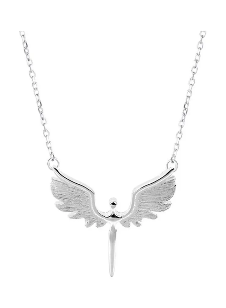 S925 Sterling Silver Crystal Studded Pendant Necklace