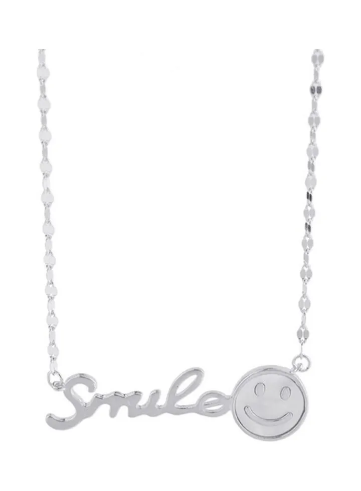 S925 Sterling Silver Crystal Studded Pendant Necklace