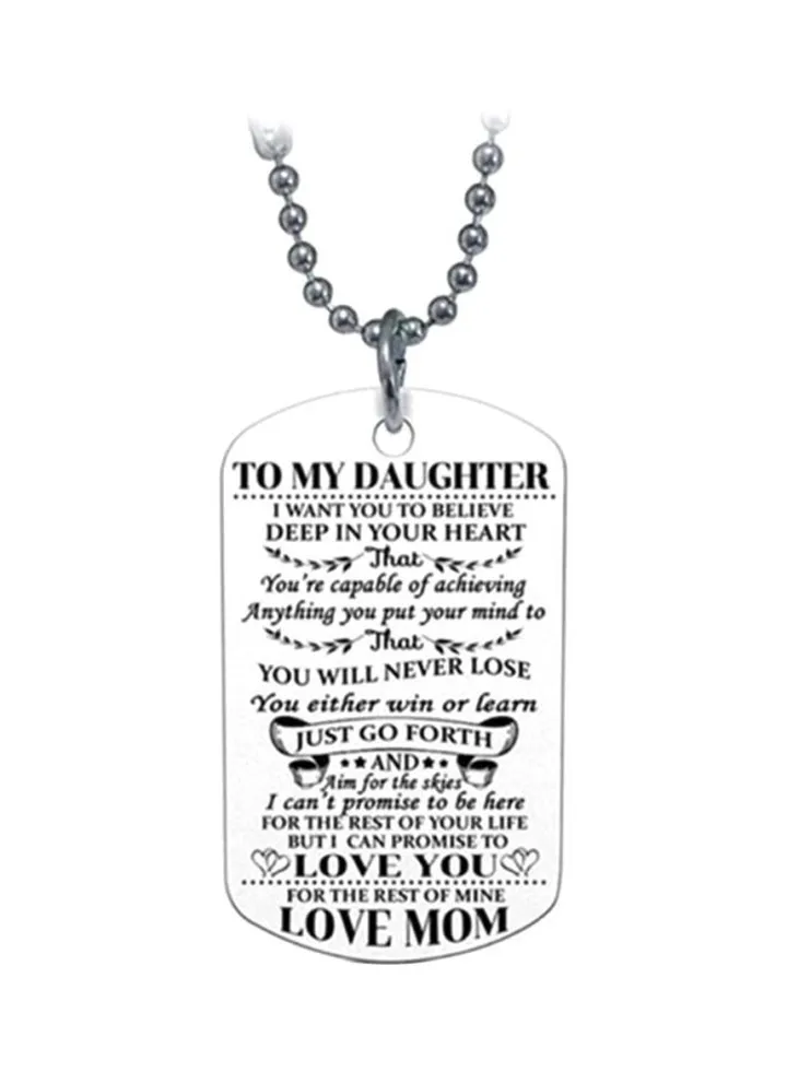 Mother-To-Daughter Pendant Necklace