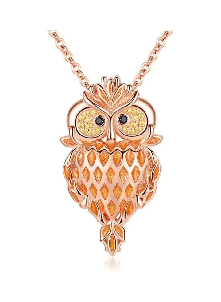 S925 Sterling Silver Crystal Studded Pendant Necklace