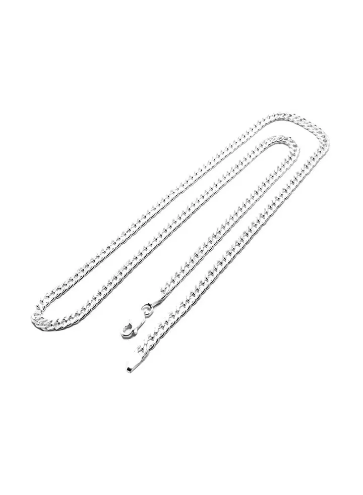 925 Sterling Silver Stylish Chain Necklace