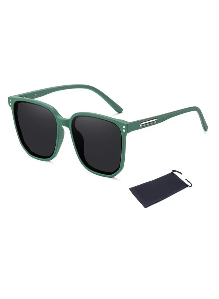 TR90 Polarized Sunglasses HD Polarized Lenses 100% UV400 Protection Women's Fashion Design Green