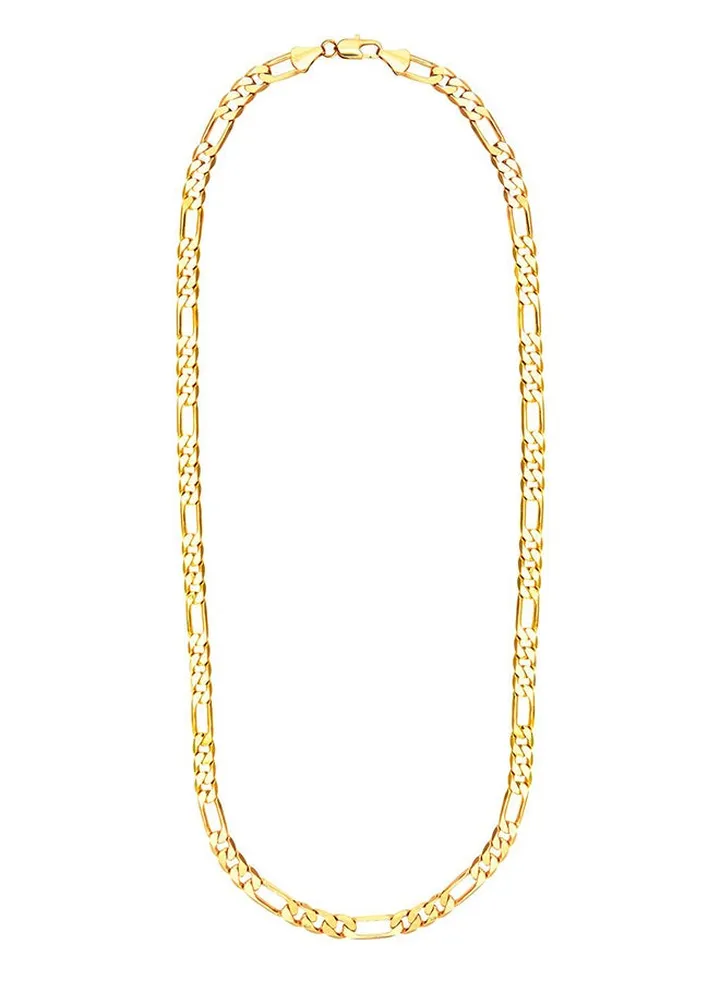 Plain Gold Link Chain 24-Inch SJ-212301