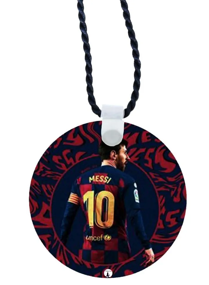 Messi Printed Pendant Necklace