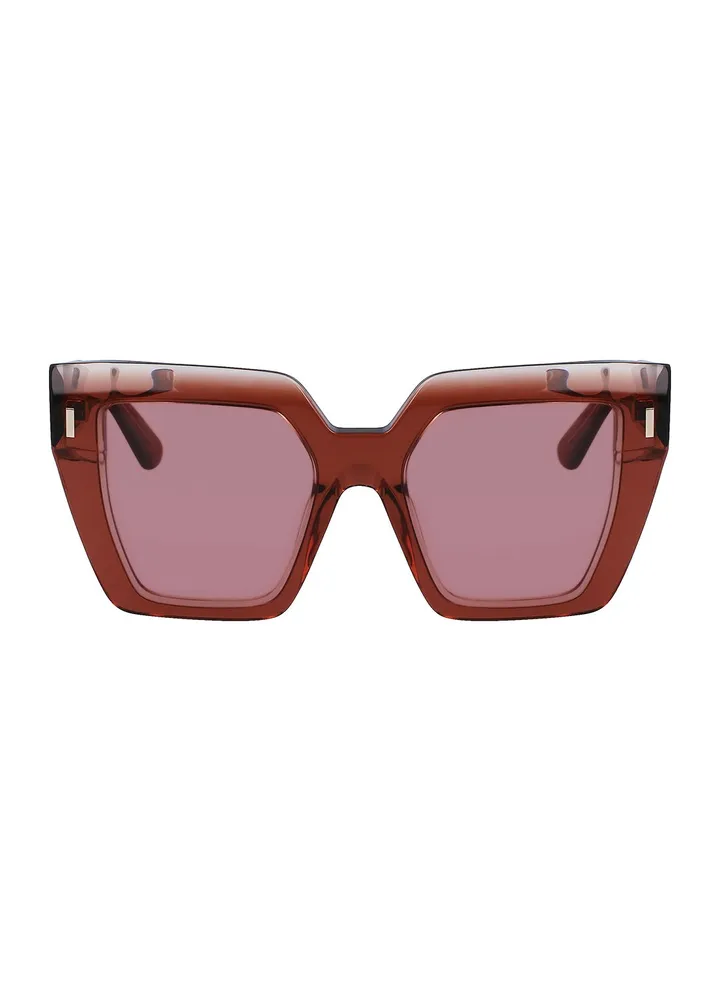 Women's Square Sunglasses - CK23502S-601-5219 - Lens Size: 52 Mm
