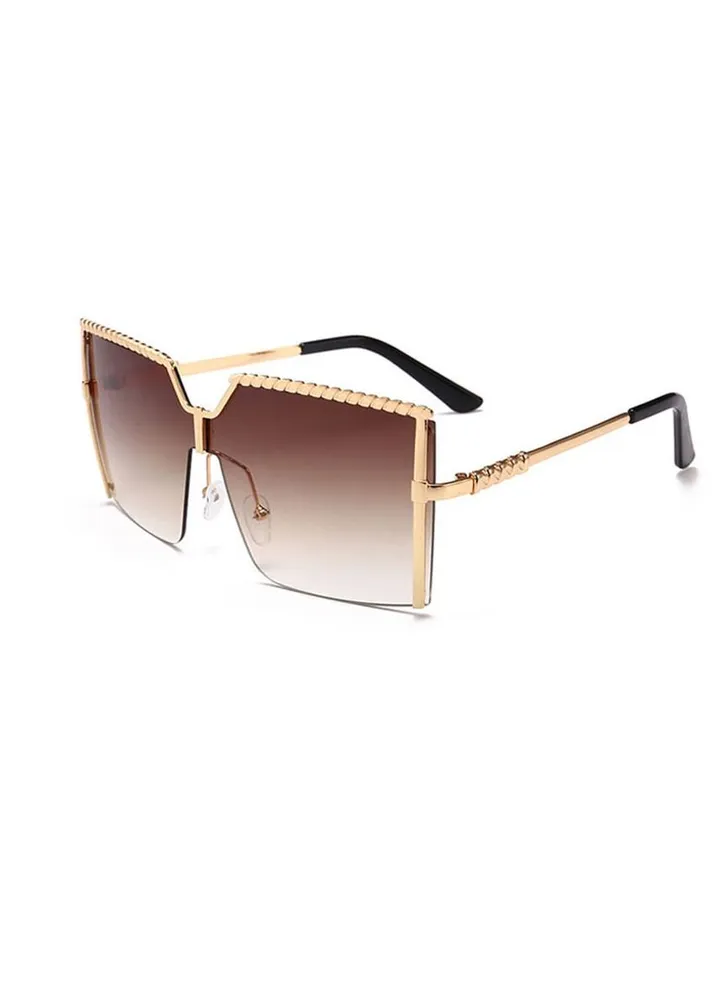 Women Sunglasses By De Vani Gold Frame