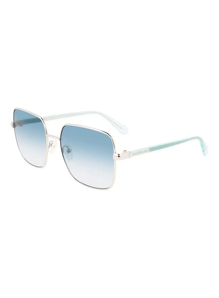Women's Full Rim Metal Square Sunglasses CKJ21220S-040-5717