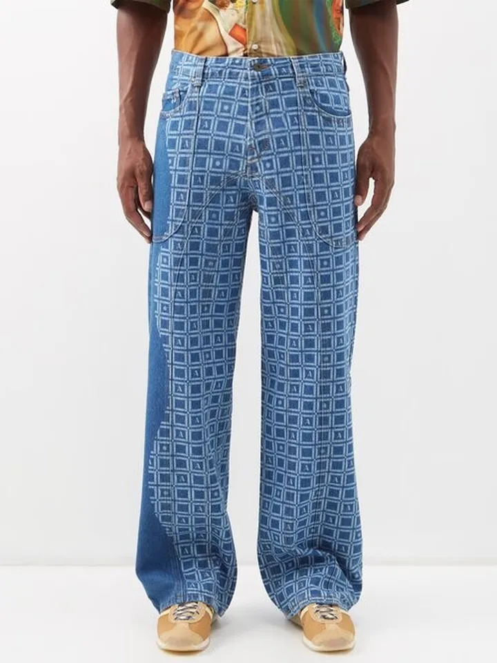 Priya Organic-cotton Wide-leg Jeans