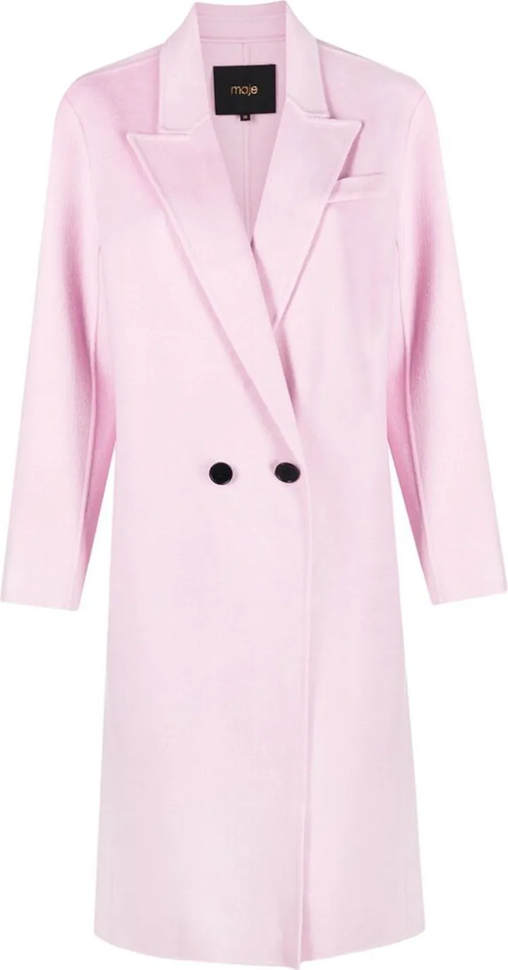 Peak-Lapels Double-Breasted Coat