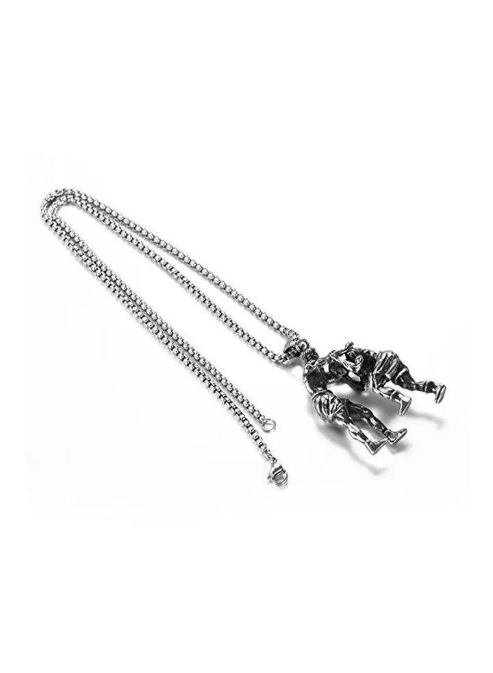 Stainless Steel Sports Pendant Necklace