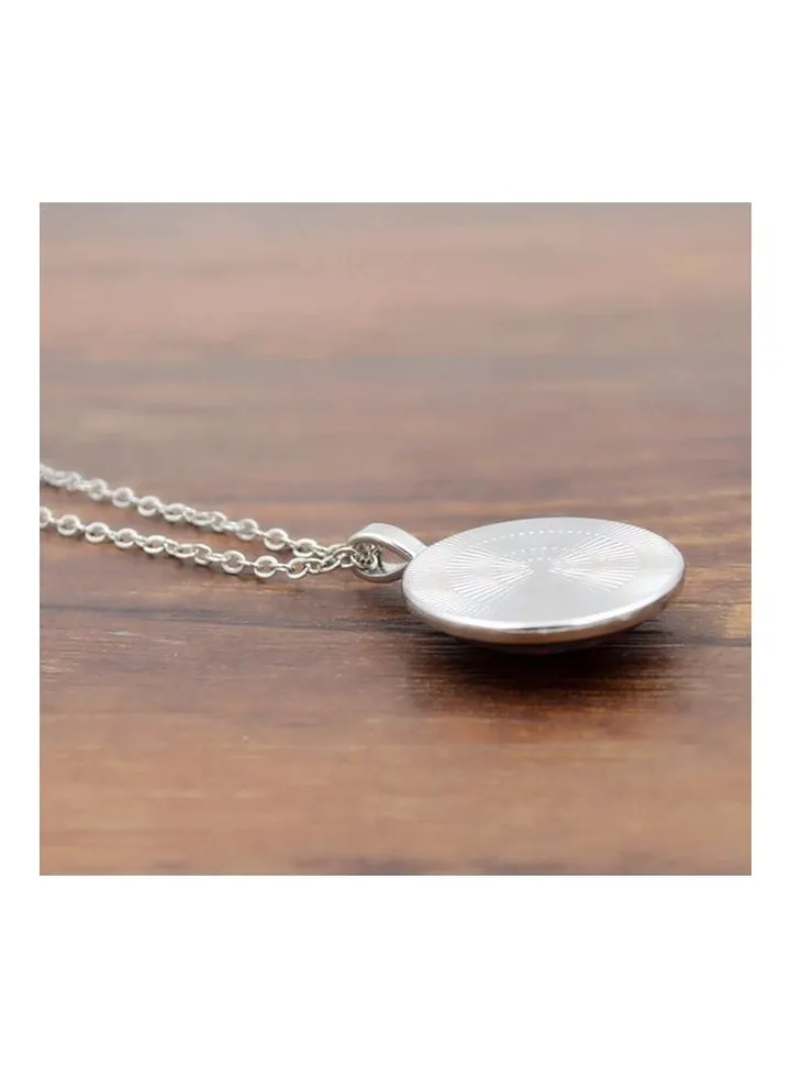 Iron Man Heart Gemstone Necklace