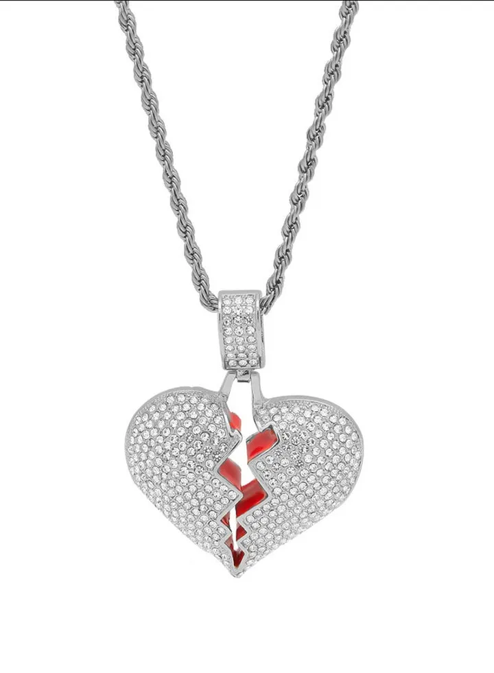 Unquie Accent Platinum Necklace