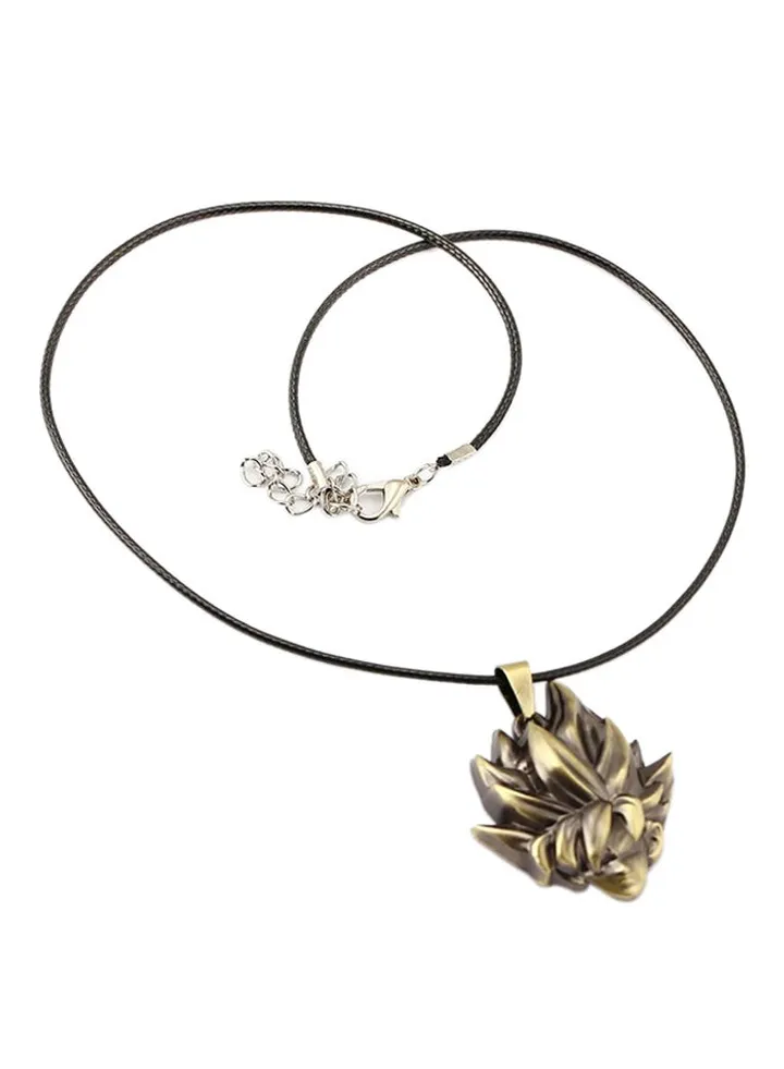 Alloy Dragon Ball Super Saiyan Pendant Necklace