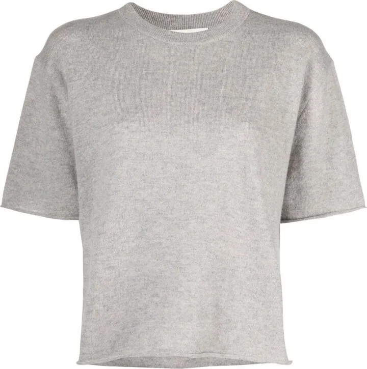 Short-Sleeved Knitted Top