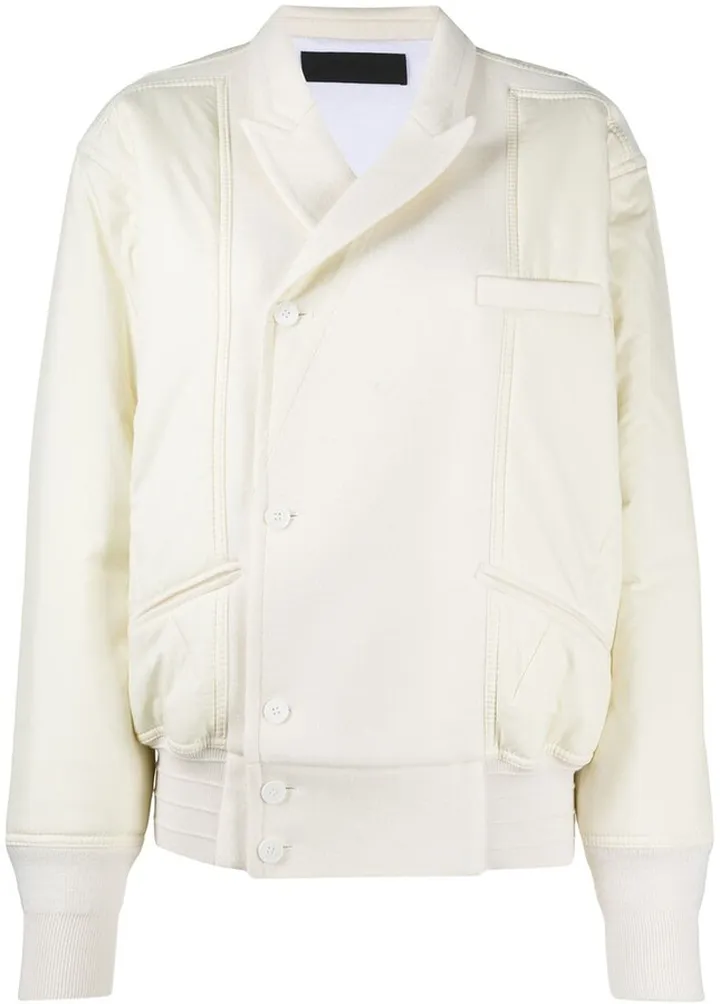 White Bomber Jacket