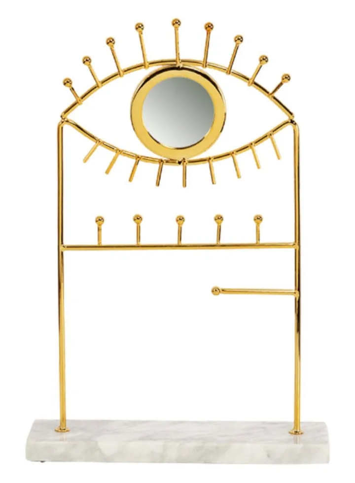 Hamia Jewellery Stand, Gold - 16.5x28 cm