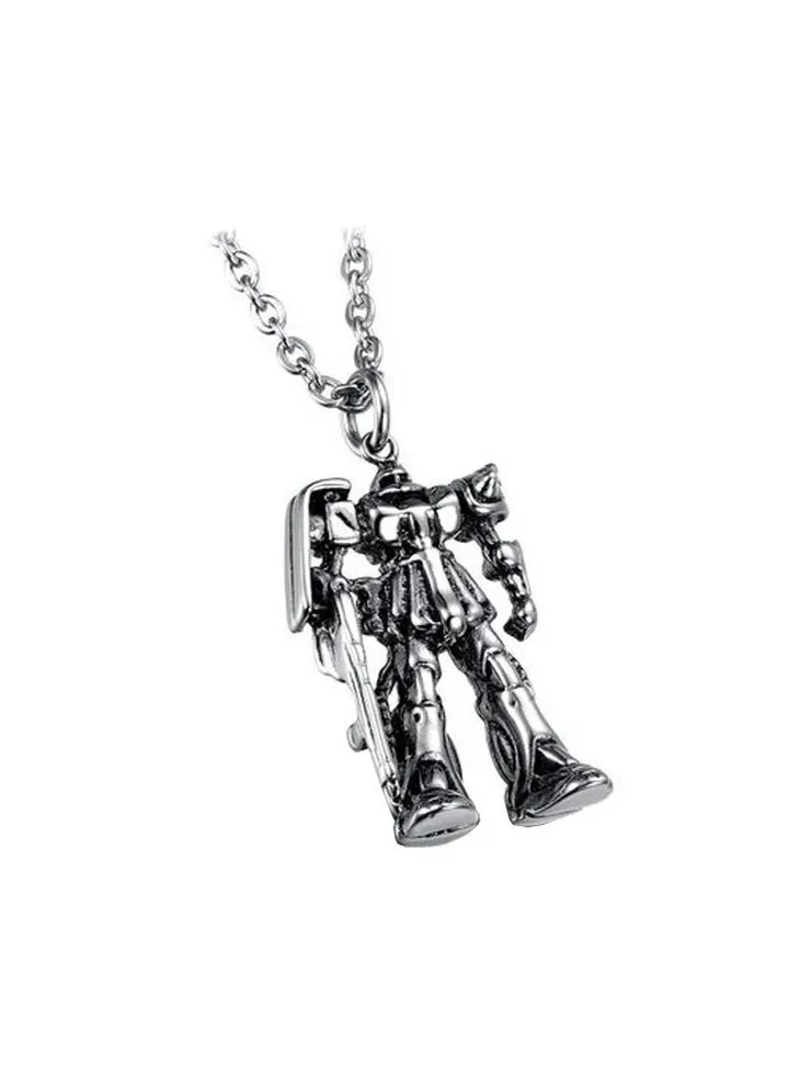 Titanium Steel Geometric Shaped Pendant Necklace