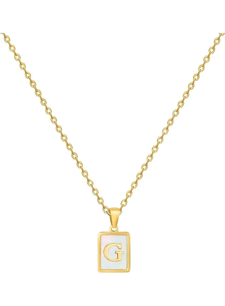 Necklace With letter G Pendant