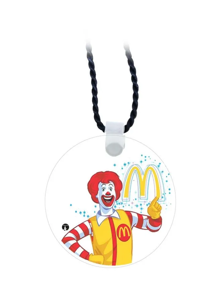 McDonald's Printed Pendant Necklace