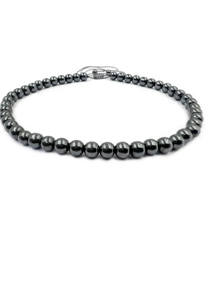 REBUY Hematite Stone Necklace