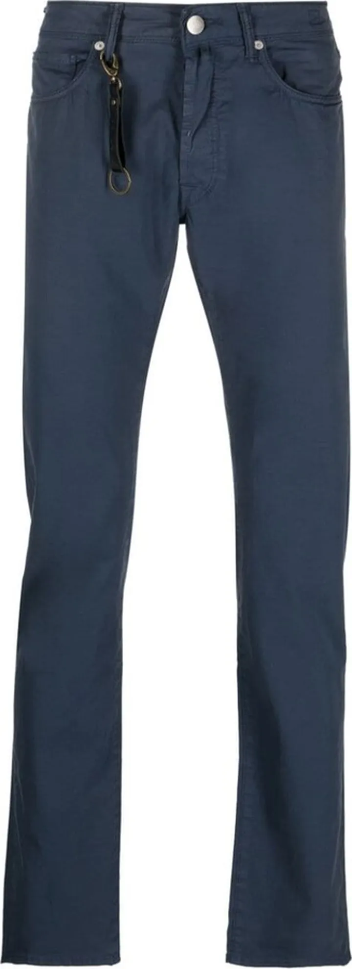 Low-Rise Straight-Leg Trousers