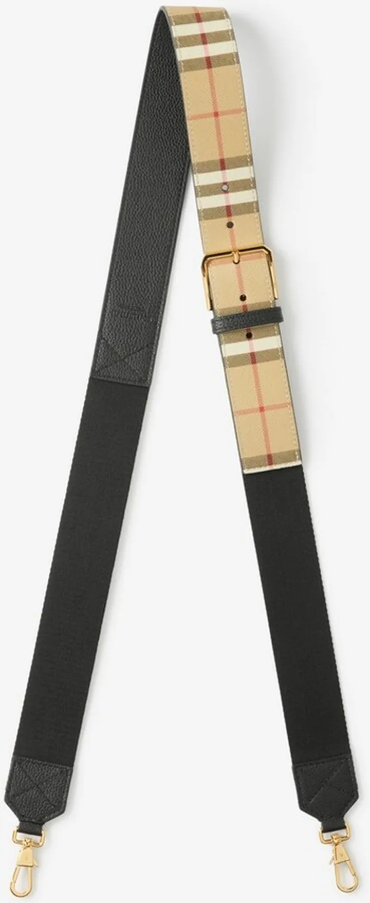 Burberry Vintage Check and Leather Bag Strap