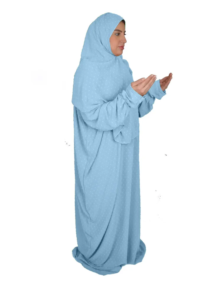 Islamic Women Prayer Dress Spacious And Comfortable Excellent Material (Zipper)