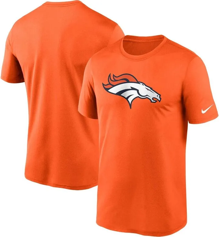 Men's Nike Orange Denver Broncos Logo Essential Legend Performance T-shirt