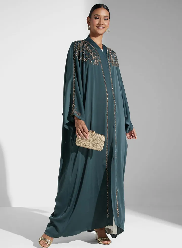 Embellished Detail Abaya