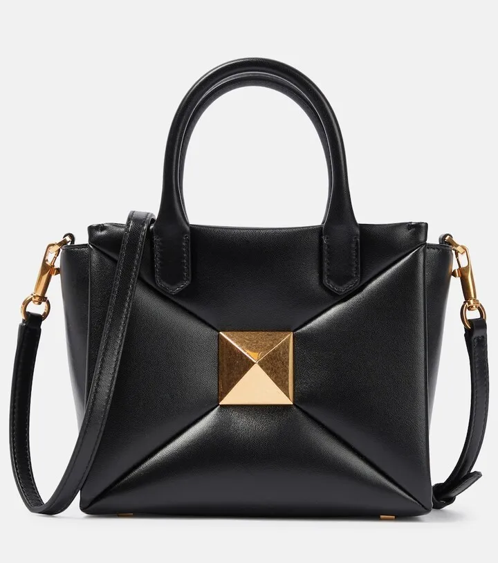 One Stud Small leather shoulder bag