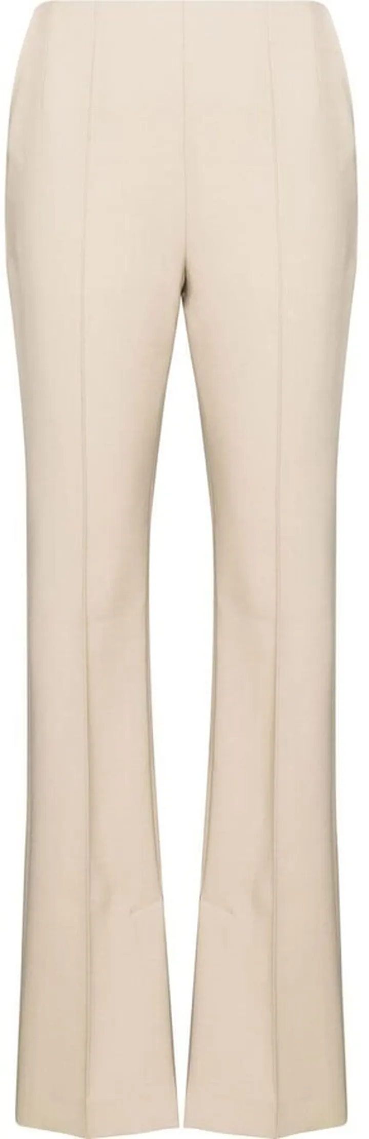 High-Waisted Straight-Leg Trousers
