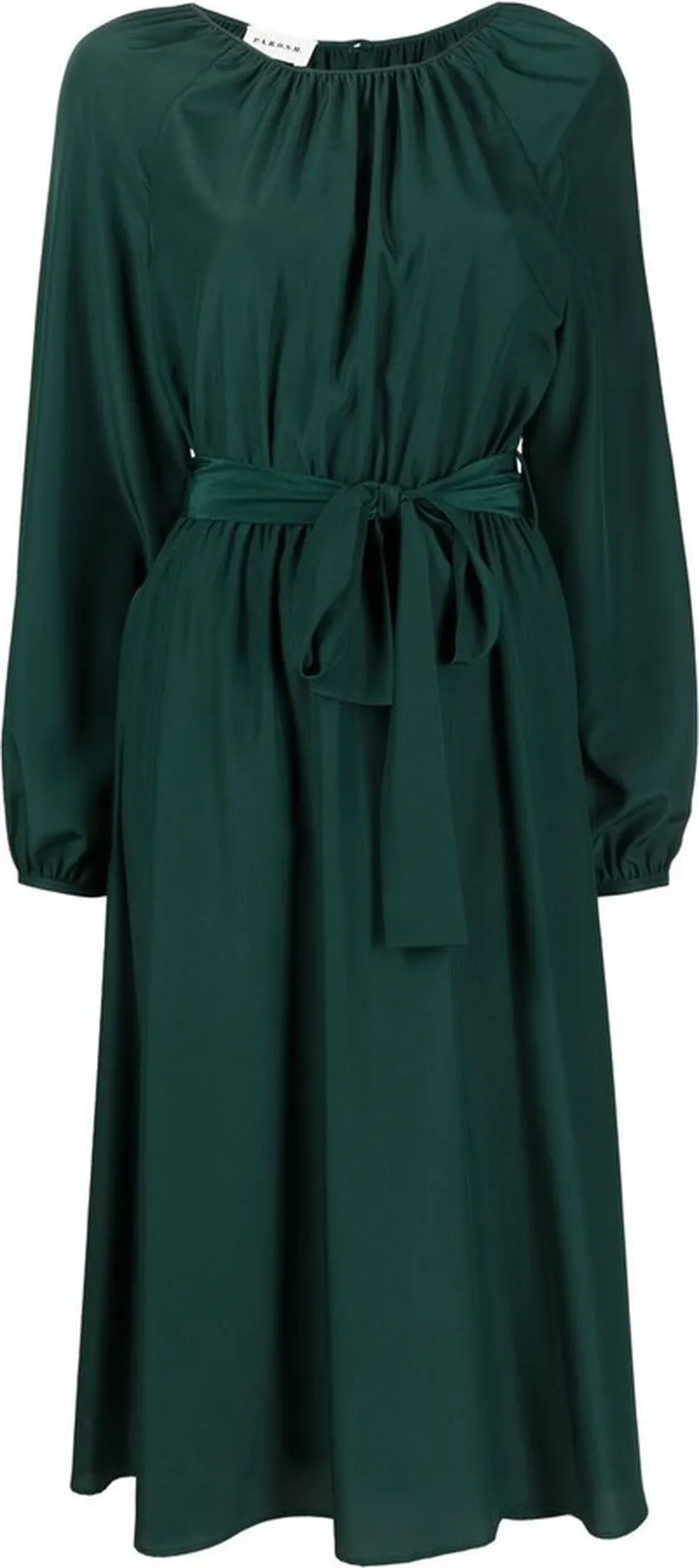 Palmer belted midi dress