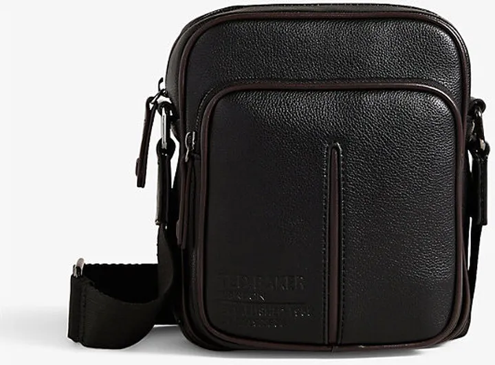 Black Josher Faux-leather Cross-body bag