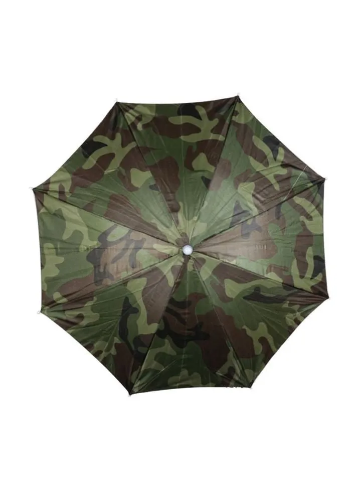 Foldable Fishing Hat Headwear Umbrella Camouflage