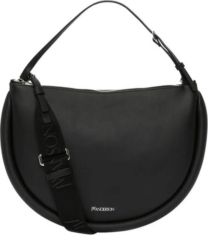 Medium Bumper-Moon Leather Crossbody Bag