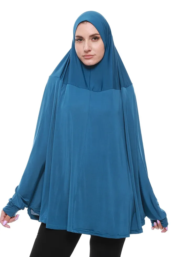Plain Prayer Veil For Women With Long Sleeves