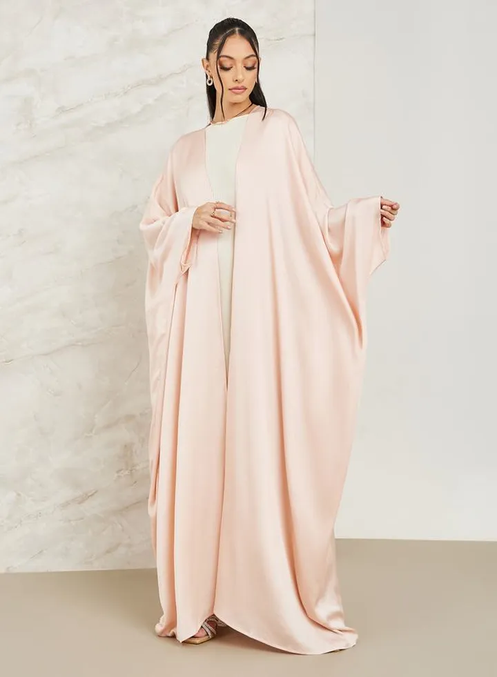 Solid Satin Abaya