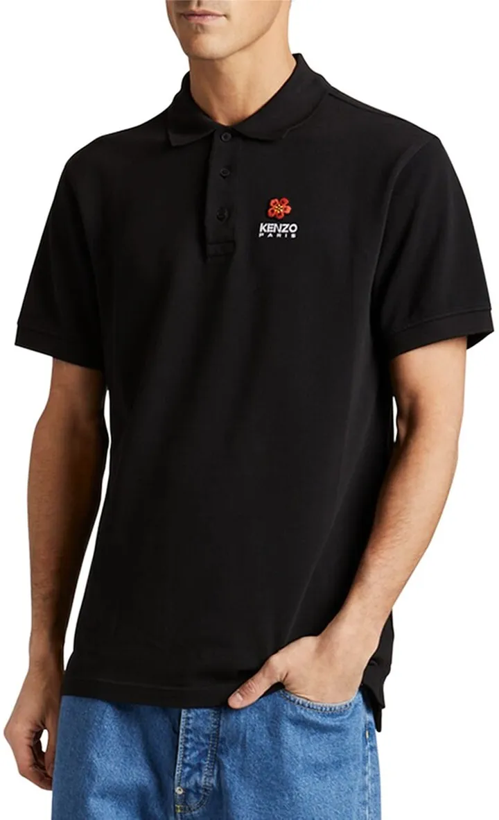 Men's Pique Logo Polo Shirt