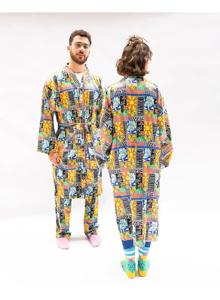 Illusion Floppy Robe