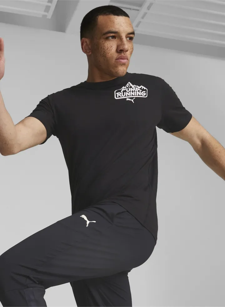 Run Graphic Mens Training T-Shirt